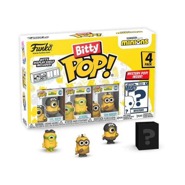 FUNKO Bitty POP - Minions Eye Matie #4er Pack